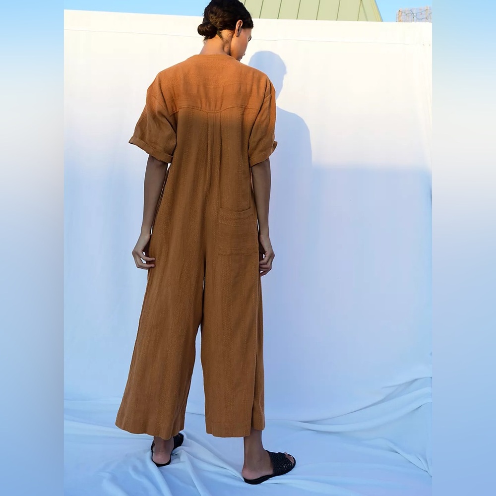 FREE PEOPLE Current Obsession Jumpsuit Cropped Women’s - Size XSmall - Picture 2 of 16